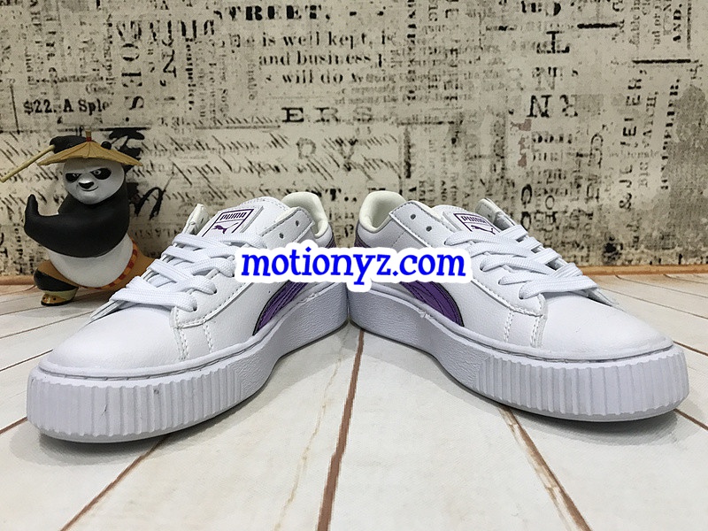 Puma Fenty Rihanna Creeper Low Leather White Purple